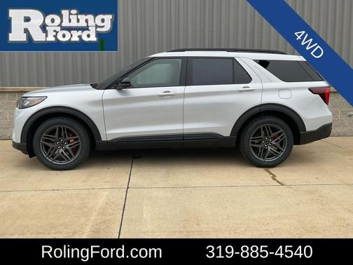 Space White Metallic 2026 Ford Explorer ST