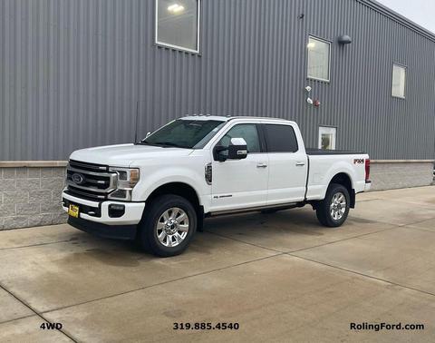 White Metallic 2022 Ford F-250 Platinum Truck