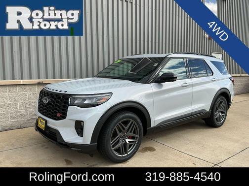 Space White Metallic 2026 Ford Explorer ST