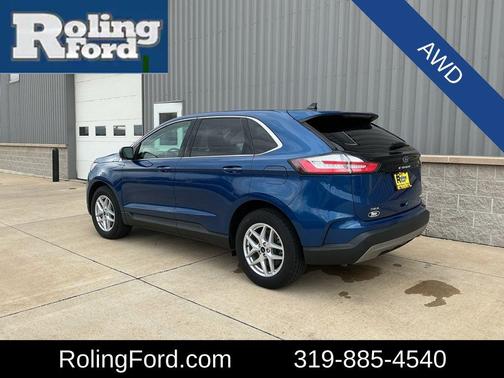 Atlas Blue Metallic 2023 Ford Edge SEL