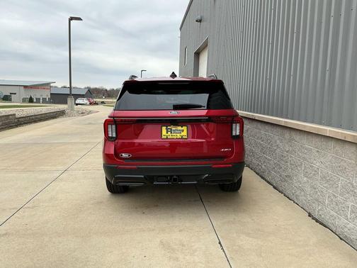 Rapid Red Metallic Tinted Clearcoat 2026 Ford Explorer ST-Line