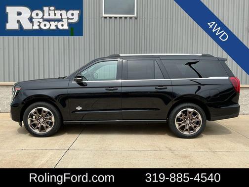 Black Metallic 2025 Ford Expedition Max King Ranch