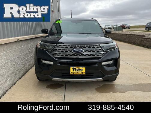 Agate Black Metallic 2020 Ford Explorer Limited