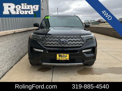 Agate Black Metallic 2020 Ford Explorer Limited