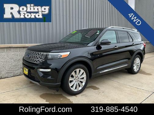 Agate Black Metallic 2020 Ford Explorer Limited