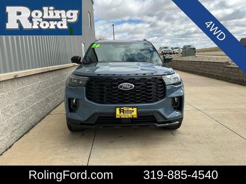 Vapor Blue Metallic 2026 Ford Explorer ST-Line