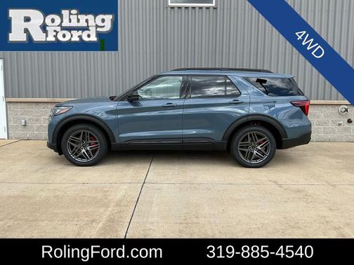 Vapor Blue Metallic 2026 Ford Explorer ST-Line
