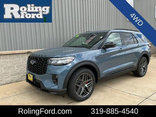 Vapor Blue Metallic 2026 Ford Explorer ST-Line