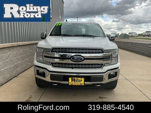Star White Metallic Tri-Coat 2020 Ford F-150 Lariat