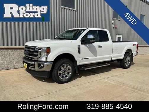Star White Metallic Tri-Coat 2021 Ford F-350 Lariat