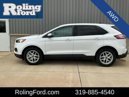 Oxford White 2023 Ford Edge SEL