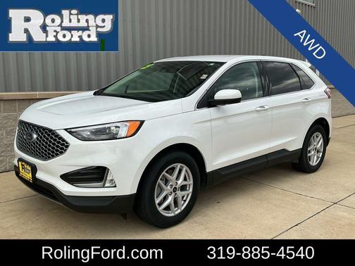 Oxford White 2023 Ford Edge SEL