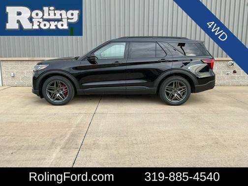 Agate Black Metallic 2026 Ford Explorer ST