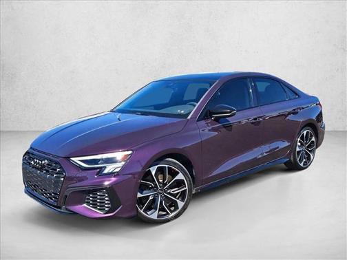 Purple 2023 Audi S3 Premium Plus TFSI quattro S tronic