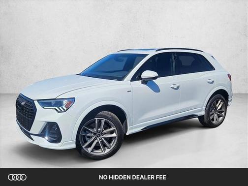 Glacier White Metallic 2025 Audi Q3 Premium 45 TFSI S line quattro Tiptronic
