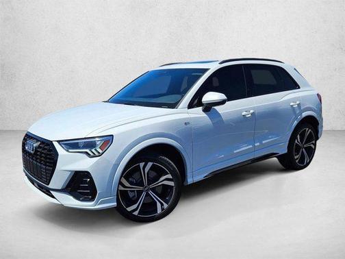 Glacier White Metallic 2024 Audi Q3 45 S line Premium Plus