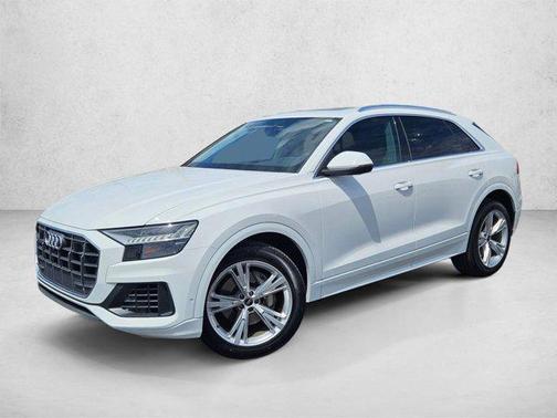 Carrara White 2023 Audi Q8 55 Premium Plus