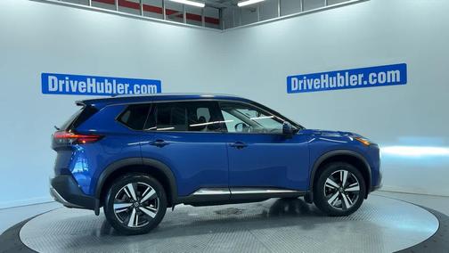 Caspian Blue Metallic 2021 Nissan Rogue Platinum