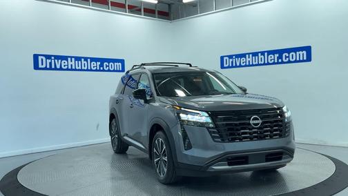 Gun Metallic 2026 Nissan Pathfinder Platinum