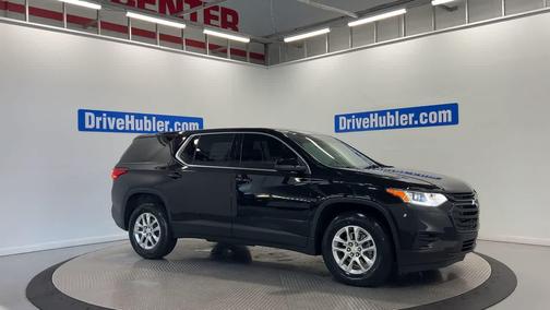Mosaic Black Metallic 2021 Chevrolet Traverse LS