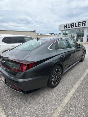 Portofino Gray 2023 Hyundai SONATA Hybrid SE