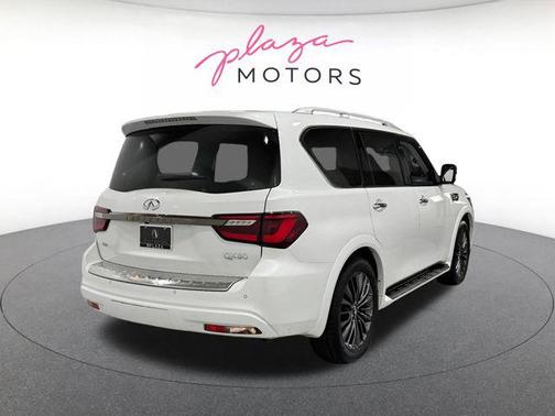 Moonstone White 2021 INFINITI QX80 PREMIUM SELECT AWD