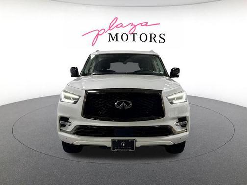 Moonstone White 2021 INFINITI QX80 PREMIUM SELECT AWD