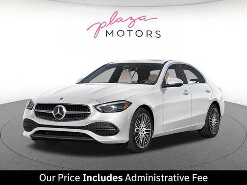 Moonlight White 2026 Mercedes-Benz C-Class C 300 4MATIC
