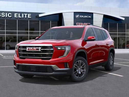Red 2026 GMC Acadia Elevation