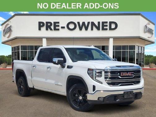 Summit White 2025 GMC Sierra 1500 SLT