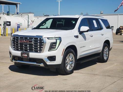 Summit White 2025 GMC Yukon Denali