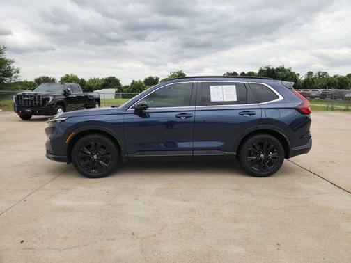 Blue Metallic 2023 Honda CR-V Hybrid Sport Touring