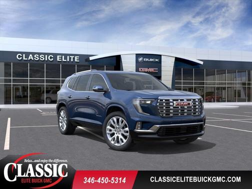 Blue 2027 GMC Acadia Denali
