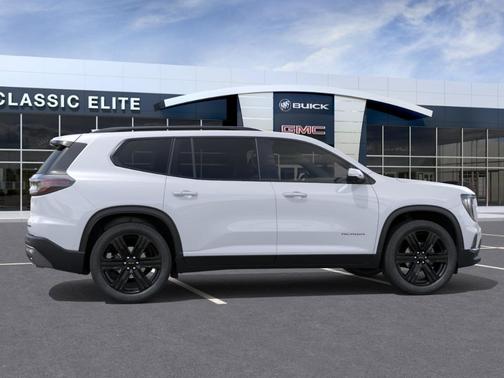 White 2026 GMC Acadia Elevation