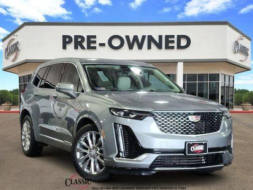 Silver Metallic 2024 Cadillac XT6 Premium Luxury FWD