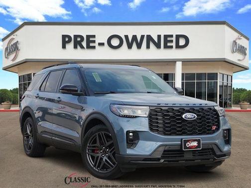 Vapor Blue 2025 Ford Explorer ST