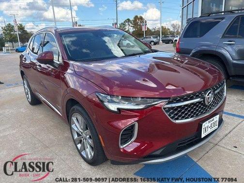 Cinnabar Metallic 2023 Buick Envision Avenir