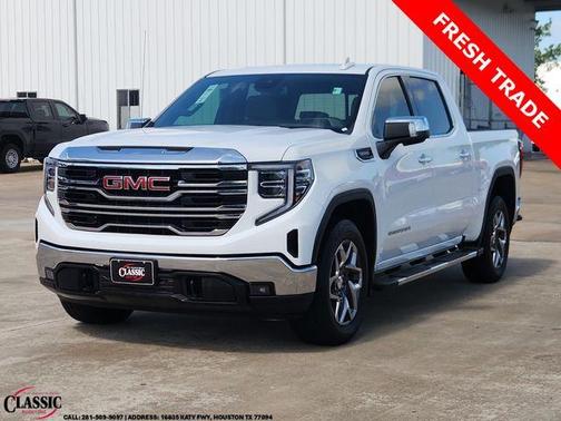 Summit White 2023 GMC Sierra 1500 SLT