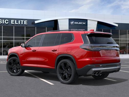 Red 2026 GMC Acadia Elevation