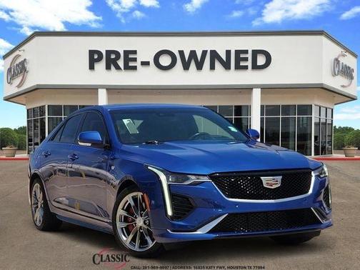 Wave Metallic 2023 Cadillac CT4 Sport
