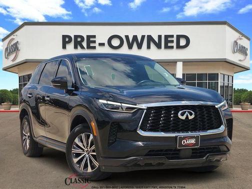 Mineral Black 2023 INFINITI QX60 Pure