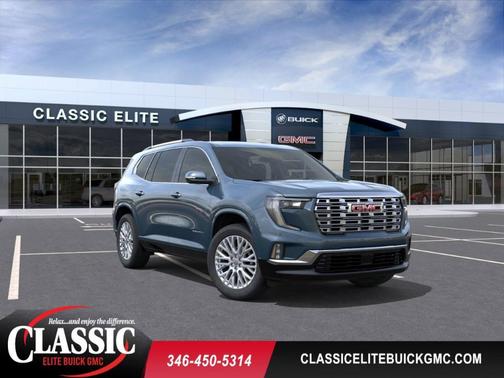 Blue 2026 GMC Acadia Denali