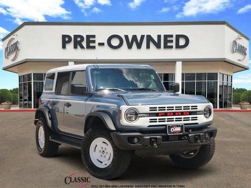 Azure Gray Metallic 2025 Ford Bronco Heritage Edition