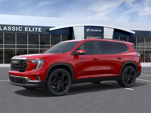 Red 2026 GMC Acadia Elevation