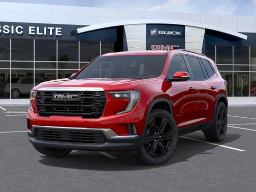Red 2026 GMC Acadia Elevation