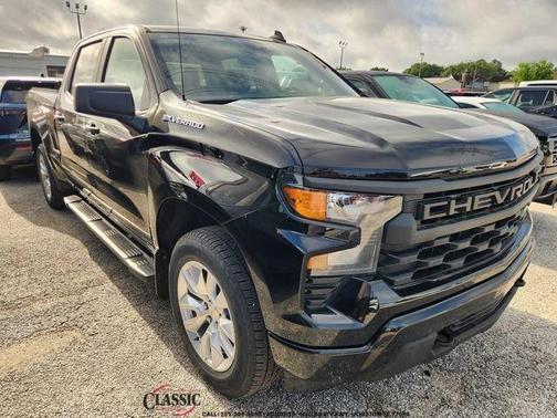 Black 2024 Chevrolet Silverado 1500 Custom