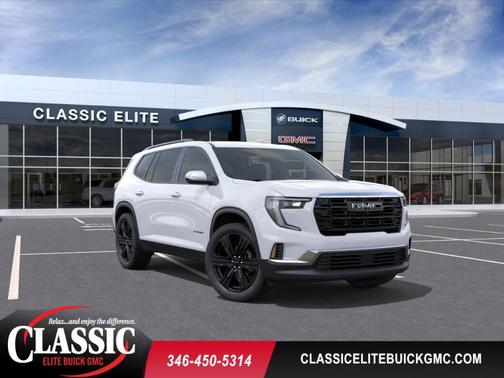 White 2026 GMC Acadia Elevation