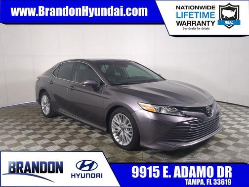 Predawn Gray Mica 2018 Toyota Camry XLE