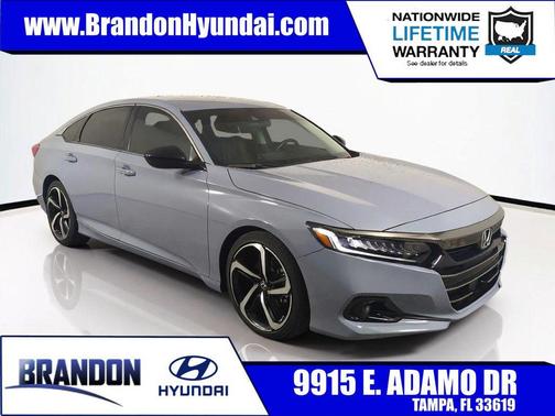 Sonic Gray Pearl 2022 Honda Accord Sport SE 1.5T