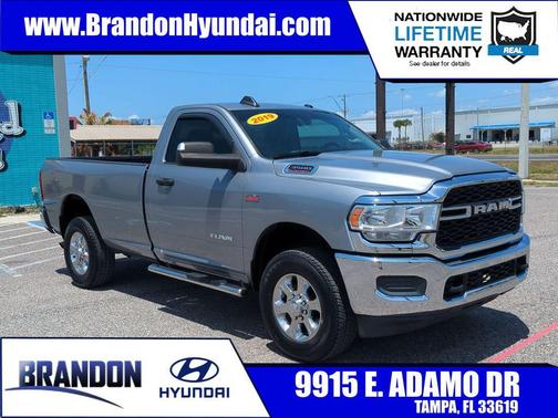 Billet Silver Metallic Clearcoat 2019 RAM 3500 Tradesman Regular Cab 4x4 8' Box